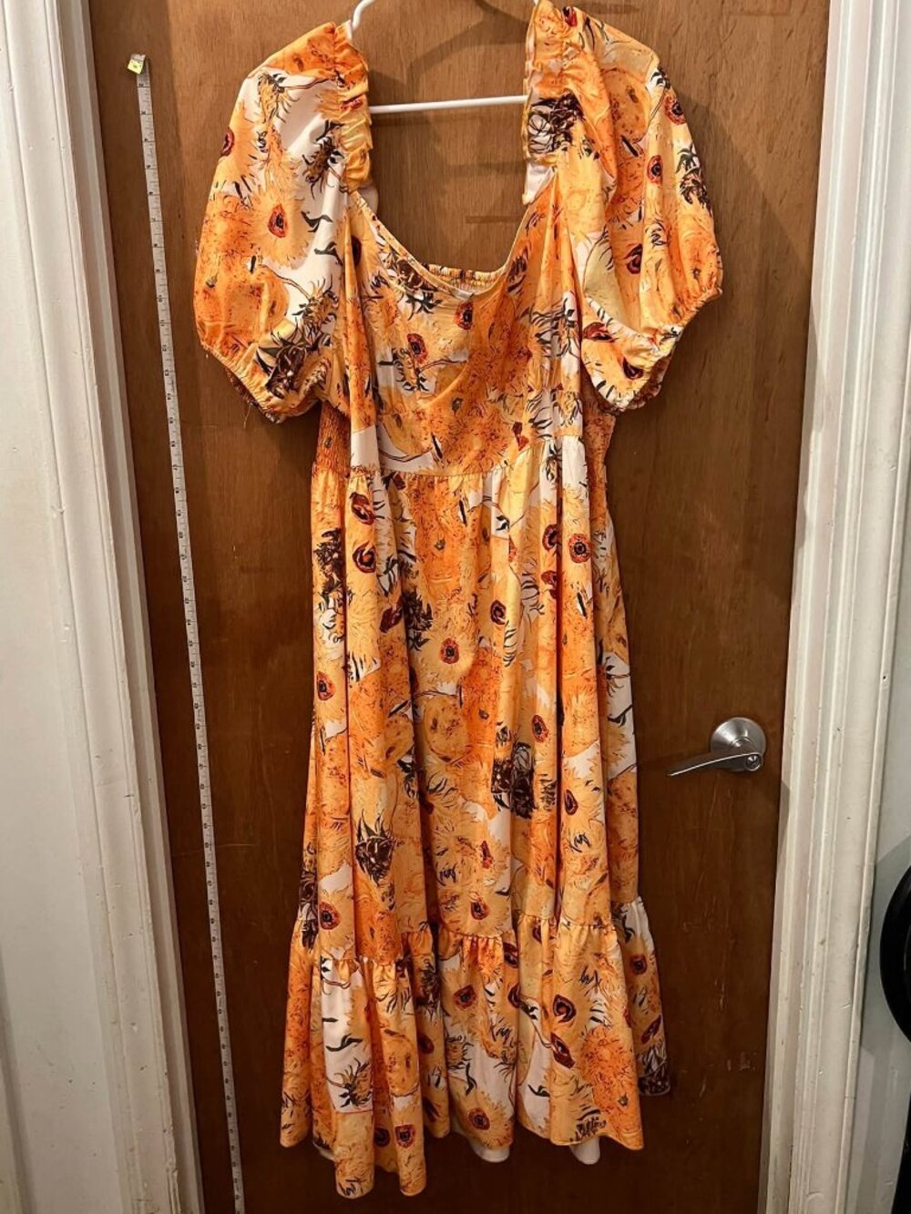 Size 4X - Shein - Yellow Tone - Sunflower Dress - Fits Like 2X/3X
